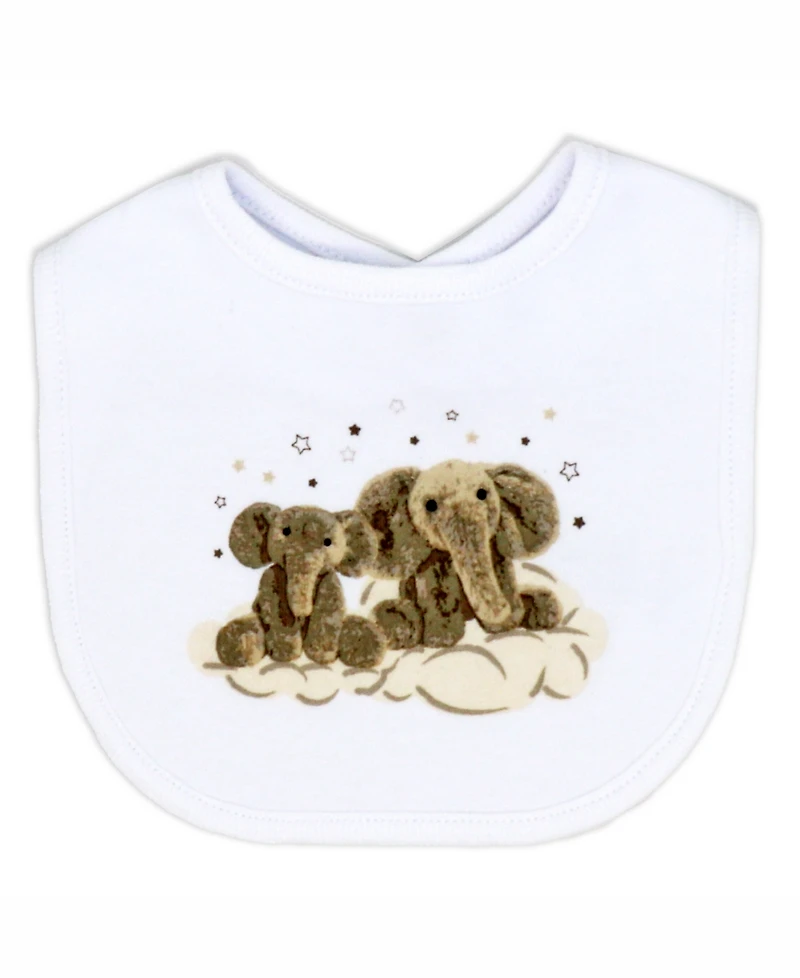 Rock-a-Bye Baby Boutique Boys and Girls Dreamy Elephants Layette, 5 Piece Set