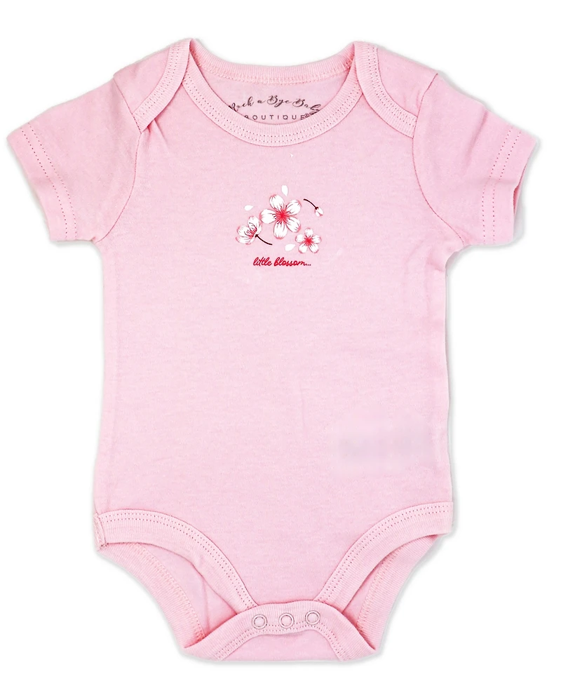 Rock-a-Bye Baby Boutique Girls Layette Gift Bag Set