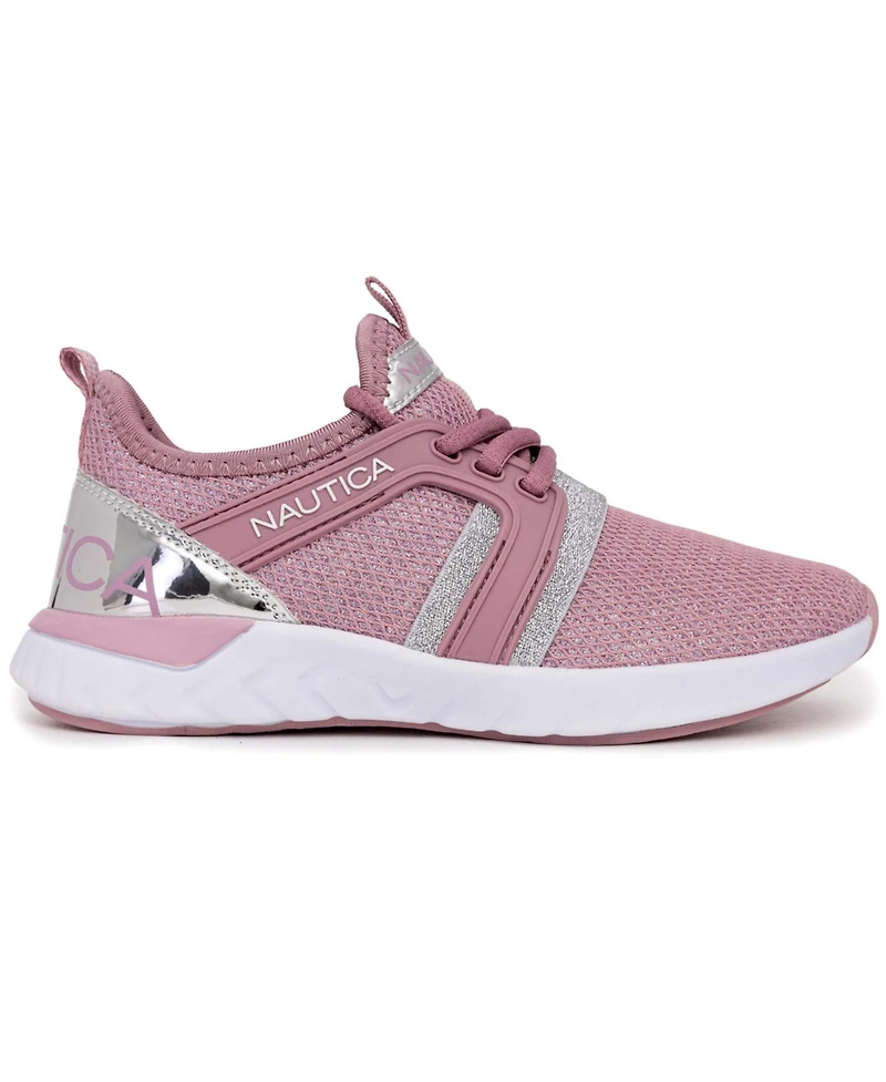 Nautica Little and Big Girls Parks Youth Athletic Lace Up Sneakers