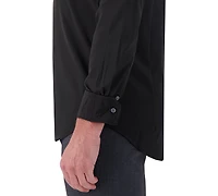 Report Collection Men's Slim-Fit Solid Woven Shirt