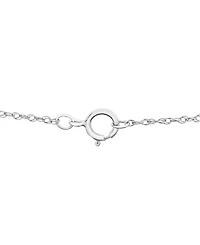 Wrapped in Love Diamond Flower Pendant Necklace (1/2 ct. tw) in 14k White Gold, 18" + 2" extender, Created for Macy's
