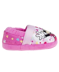 Disney Toddler Girls Minnie Mouse Happy Go Lucky Dual Sizes Slippers