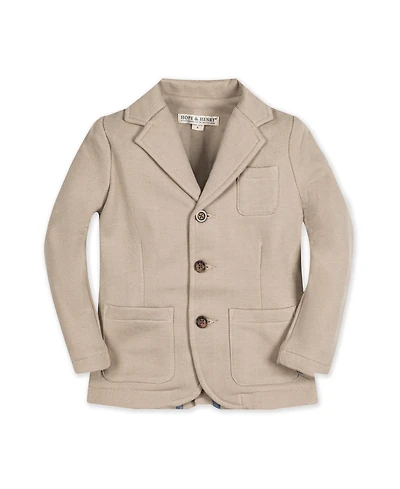 Hope & Henry Toddler Boys Fleece Suit Blazer