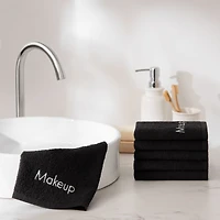 Embroidered Makeup Remover Towels (Pack of 6), 11x17 in., Color Options, 100% Cotton Fingertip