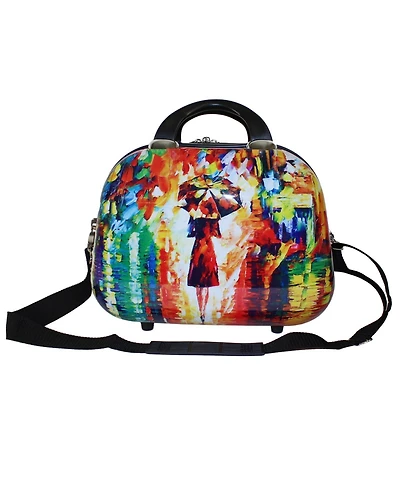 World Traveler Paris Nights Cosmetic Case Shoulder Tote