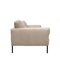 Armen Living Michalina 84" Polyester, Nylon with Metal Legs Sofa