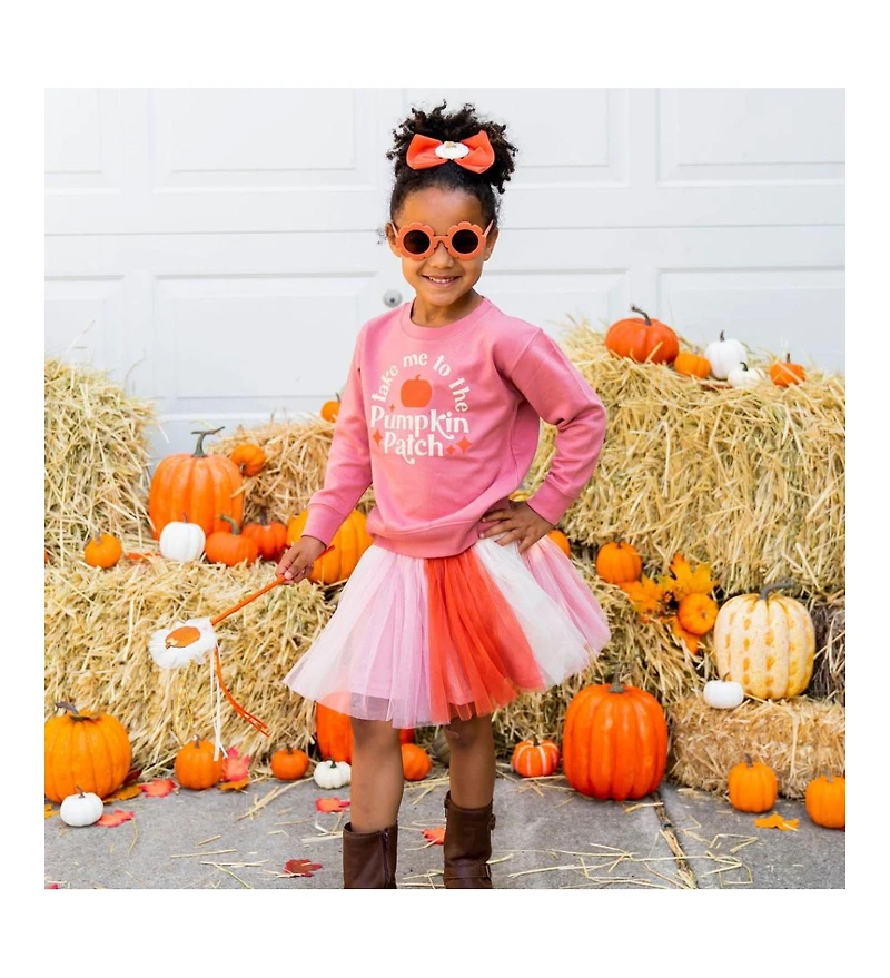 Sweet Wink Little and Big Girls Rose Fairy Tutu Skirt