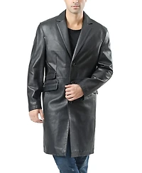 Bgsd Men Leather Long Coat
