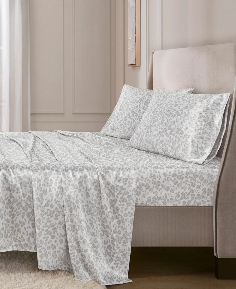 Madison Park Essentials Printed Satin Sheet Set