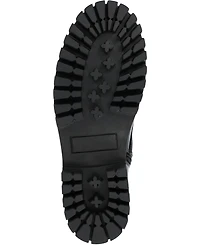 Journee Collection Women's Aaley Lace Up Lug Combat Bootie