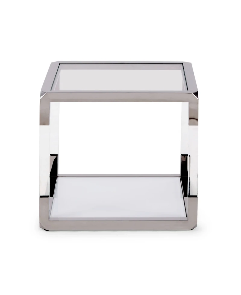 Jasper 22" Glass End Table