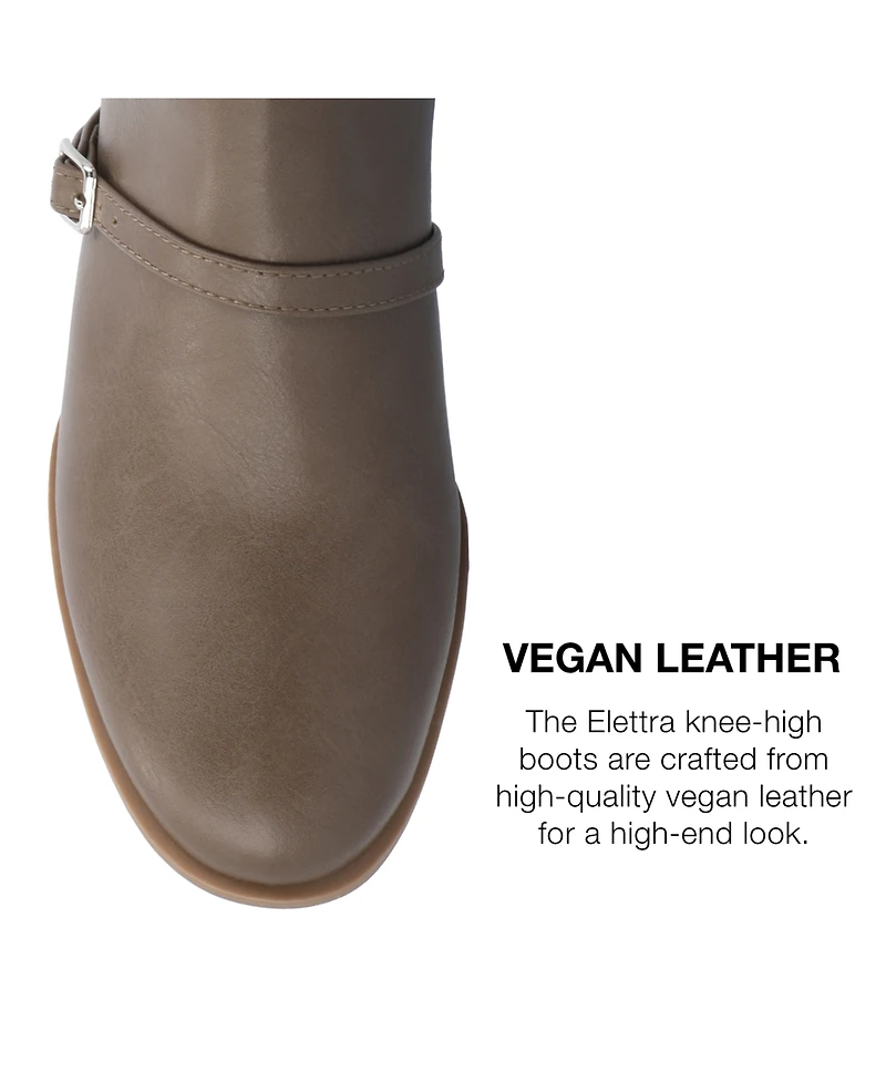 Journee Collection Women's Elettra Regular Calf Boots