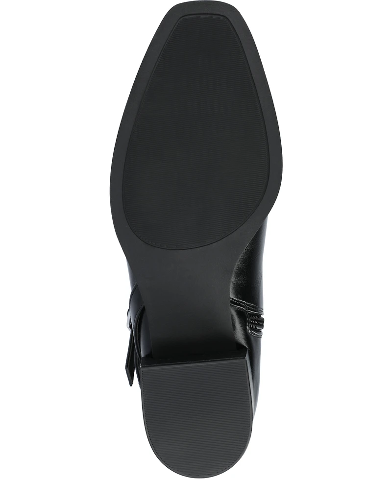 Journee Collection Women's Rhianah Block Heel Knee High Riding Boots
