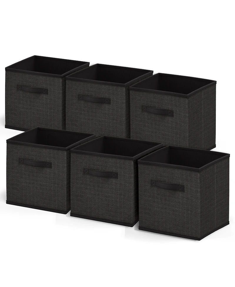 Nestl Foldable Fabric Cube Storage Bins with Handles