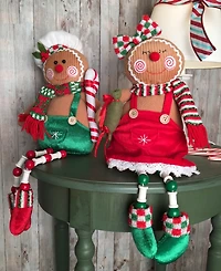 Santa's Workshop 18" Christmas Gingerbread, Set of 2