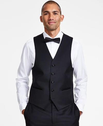 Michael Kors Men's Classic-Fit Stretch Tuxedo Vest