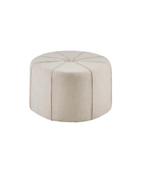 Madison Park Ferris 48.5" Wide Fabric Oval Ottoman