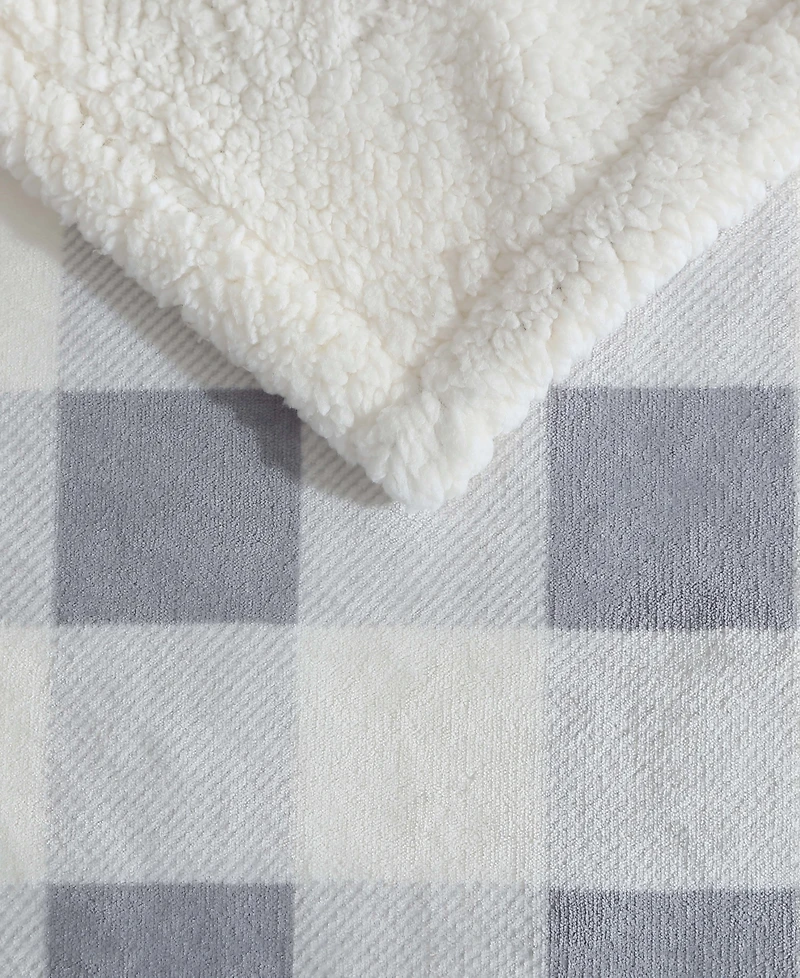 Eddie Bauer Mountain Plaid Ultra Soft Throw, 50" x 60"
