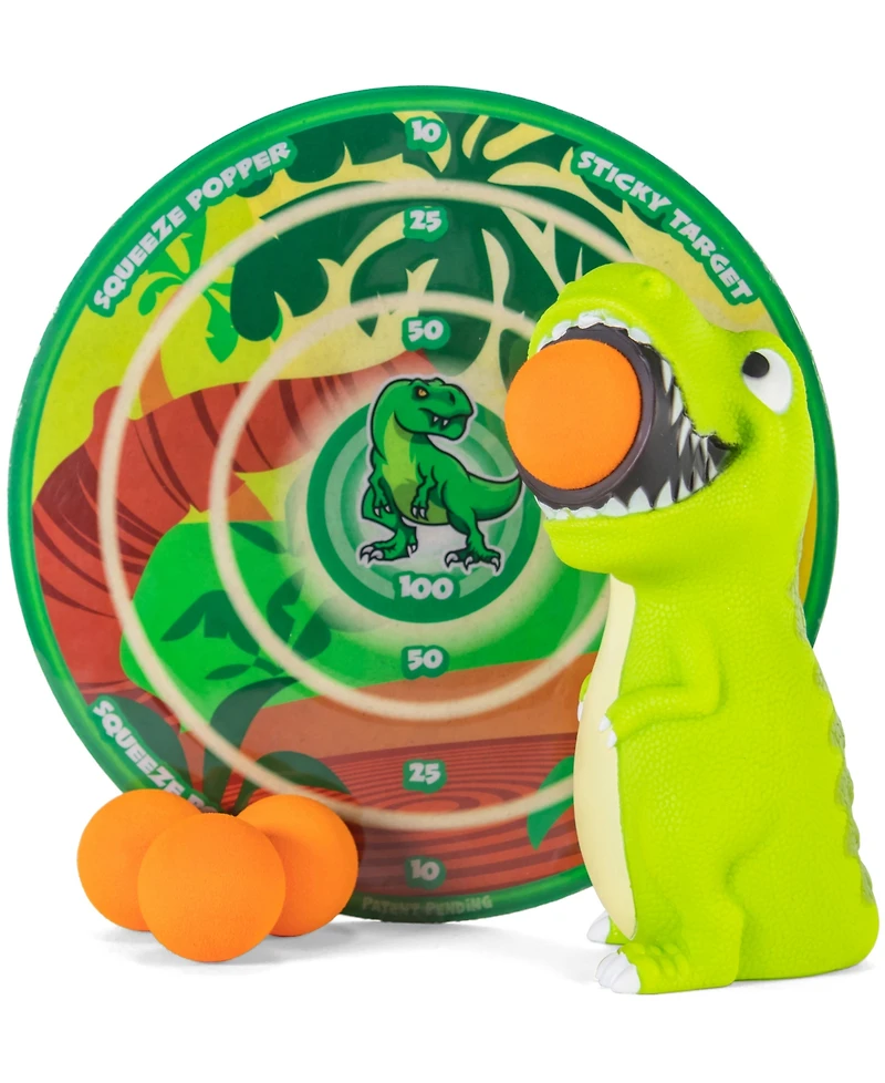 Hog Wild T-Rex Squeeze Popper with Sticky Target
