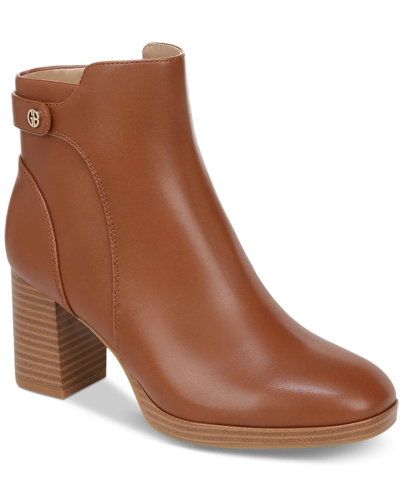 Giani Bernini Women's Trumann Memory Foam Block Heel Dress Booties, Created for Macy's