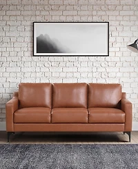 Serta 78" Faux Leather Francis Sofa