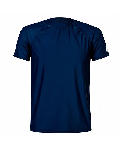 Snapper Rock Men's Navy Ss Rash Top