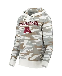 Women's Pressbox Camo Minnesota Golden Gophers San Pablo Pullover Hoodie