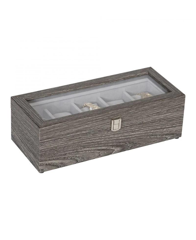 Mele & Co Nolan Watch Storage Woodgrain Veneer