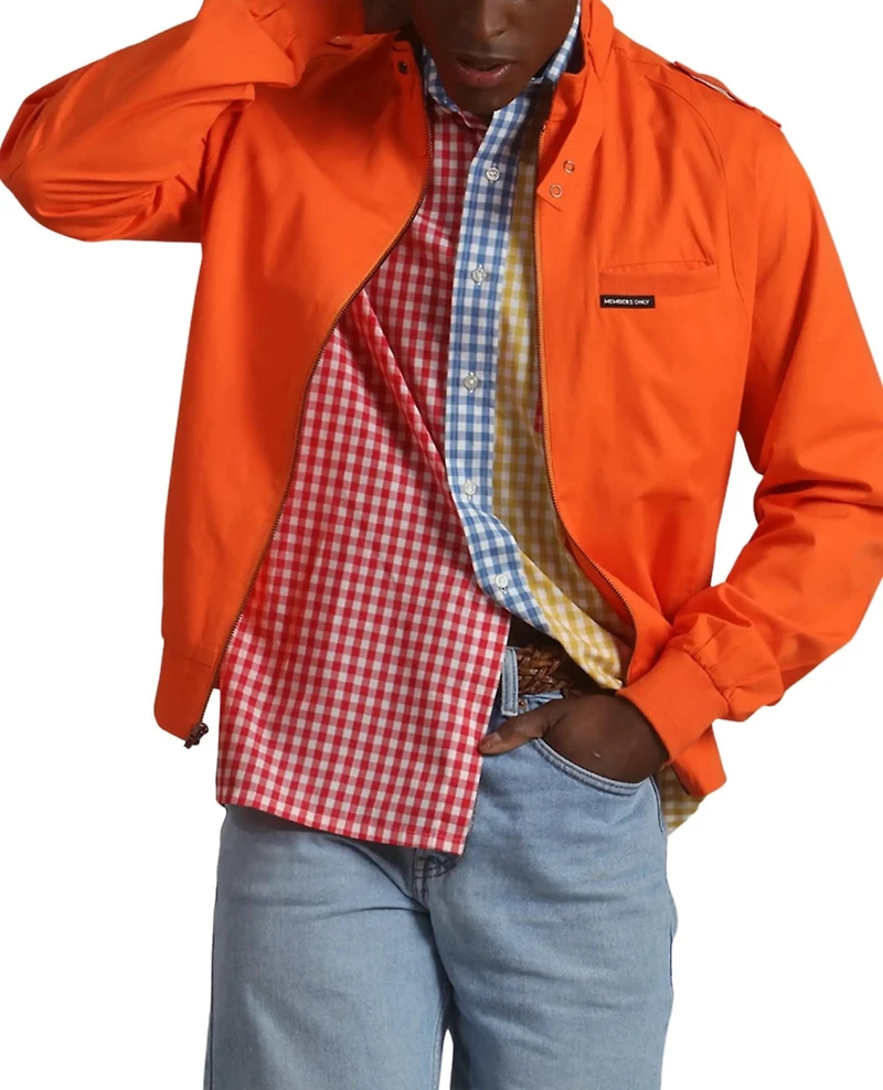Members Only Men's Classic Iconic Racer Jacket (Slim Fit