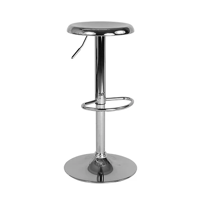 Audrey Retro Style Height Adjustable Barstool With Footrest