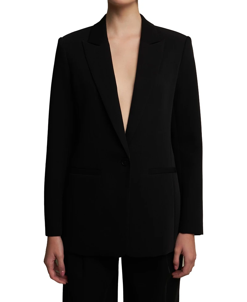 endless rose Women's Single-Breasted Blazer