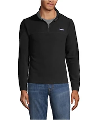 Lands' End Men's Anyweather Fleece Quarter Zip Pullover