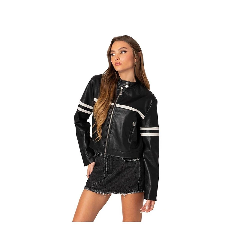Edikted Women's Rockstar Oversized Jacket