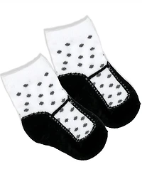 Baby Mode Girls Diamond Necklace Bodysuit, Pants and Socks, 3 Piece Set