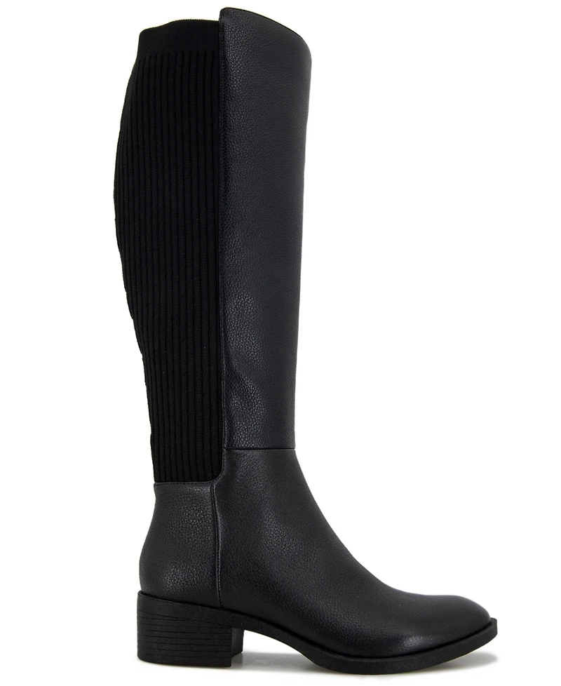 Kenneth Cole New York Women's Levon Wide Shaft Tall Knee High Boots - Extended Widths