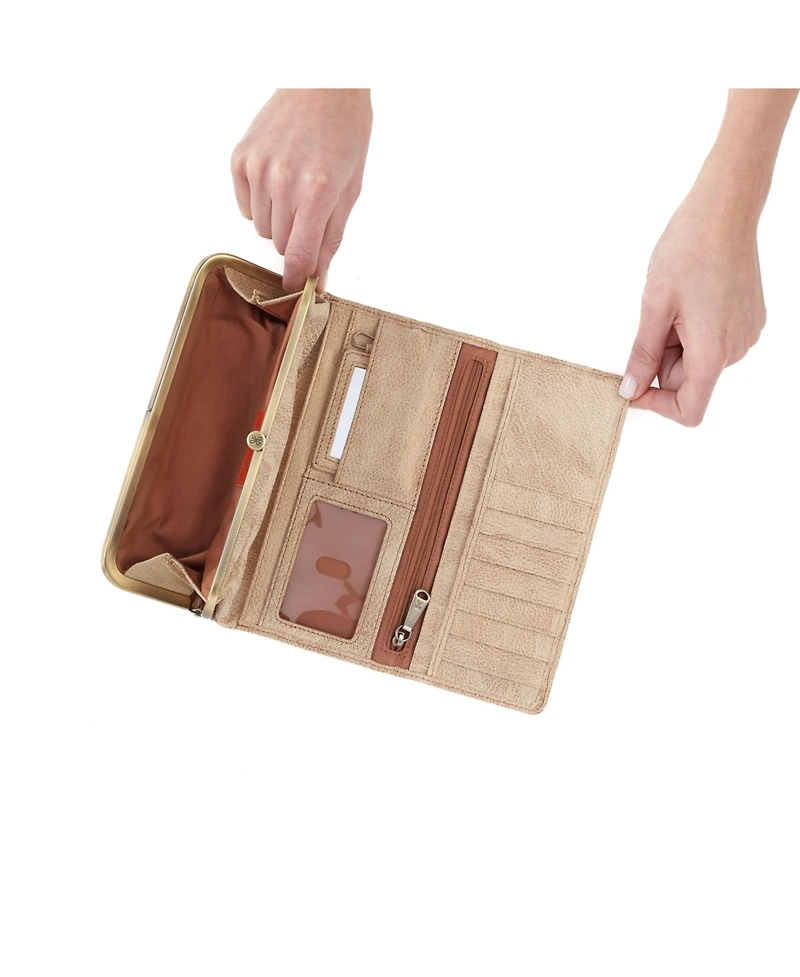 Hobo Rachel Continental Wallet - Gold Leaf