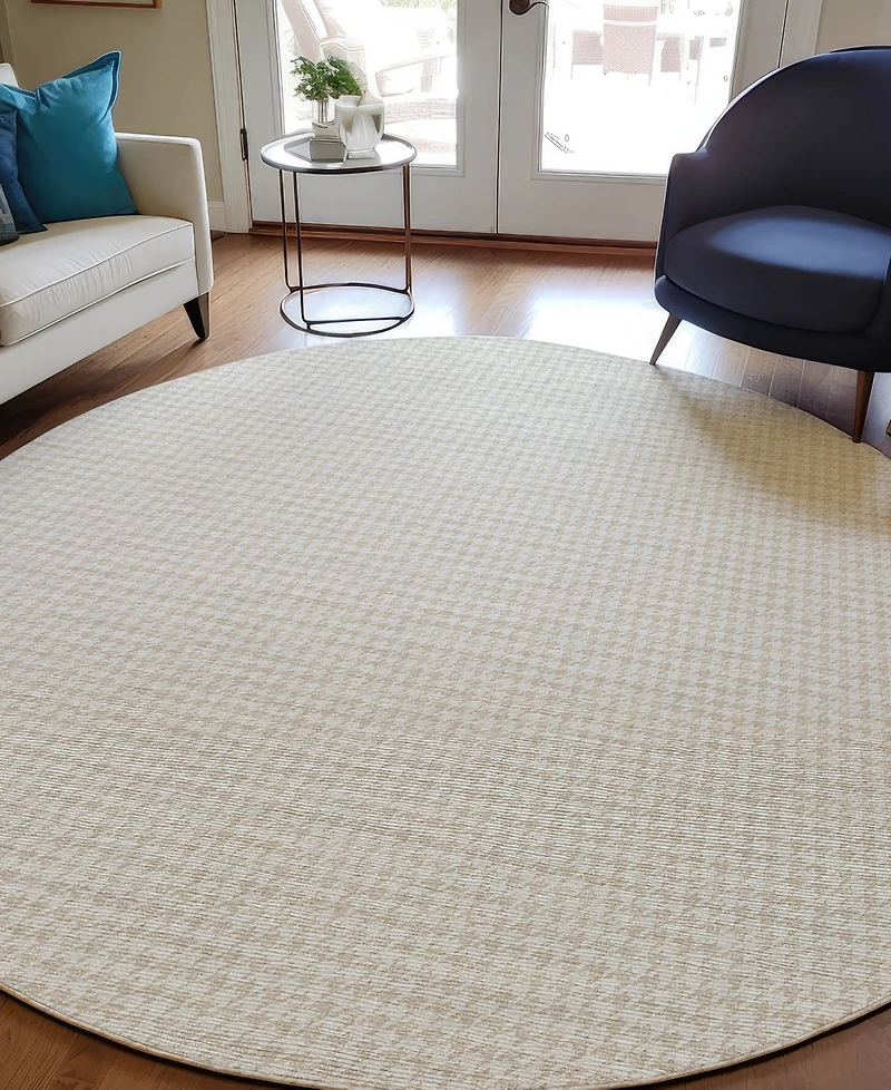 Dalyn Hinton Washable HN1 10' x Round Area Rug