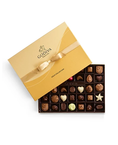 Godiva Assorted Chocolate Gold Gift Box, 36 Pieces
