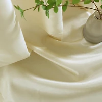 Hlc.me Jefferson Faux Silk Semi Sheer Light Filtering Microfiber Lined Grommet Lightweight Window Curtains Drapery for Bedroom