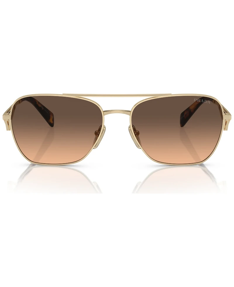 Prada Rectangular Women's Sunglasses, Gradient Pr A50S