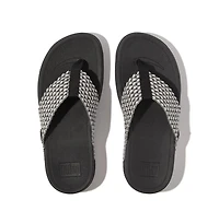 FitFlop Women's Surfa Multi-Tone Webbing Toe-Post Sandals