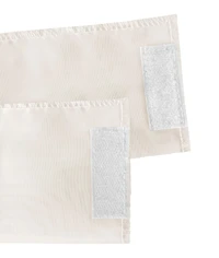 Kate Aurora Luxurious Batiste Sheer French Door Curtain Panel With Tieback