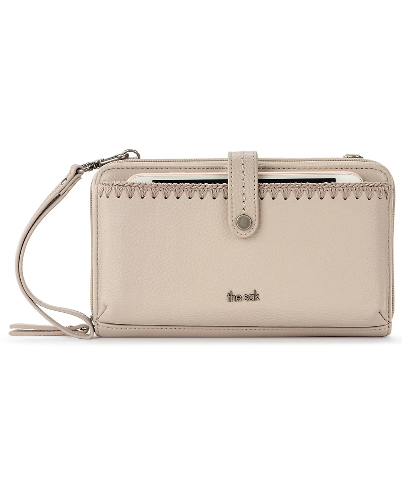 Iris Leather Smartphone Convertible Crossbody Wallet