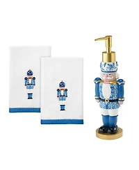 Avanti Nutcracker 3-Pc. Soap/Lotion Dispenser & Fingertip Towel Set
