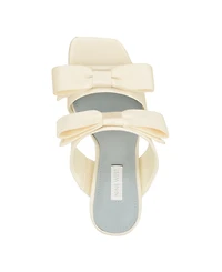 Nine West Women's Yoloh Bridal Square Toe Dress Sandals