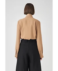 Women's Lightweight Collared Dress Shirt