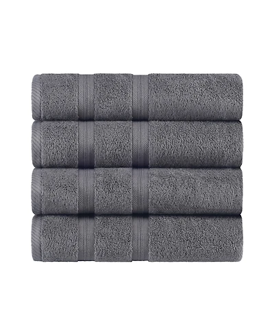 Superior Smart Dry Zero Twist Cotton 4-Piece Bath Towel Set