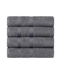 Superior Smart Dry Zero Twist Cotton 4-Piece Bath Towel Set