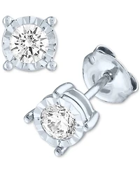 2-Pc. Set Lab Grown Diamond Stud Earrings (1/3 ct. t.w.) in Sterling Silver