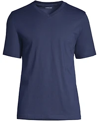 Lands' End Men's Big & Tall Super-t Short Sleeve V-Neck T-Shirt
